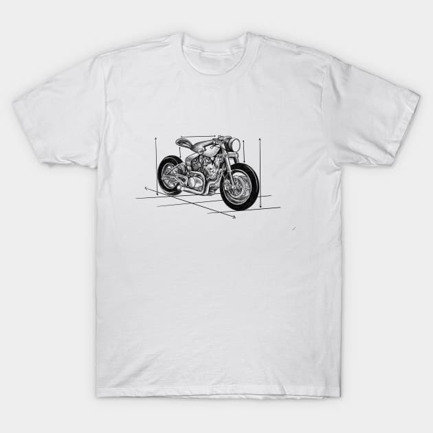 cafe racer T-Shirt by kating